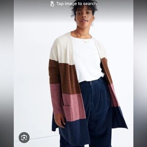 Madewell cardigan in coziest yarn